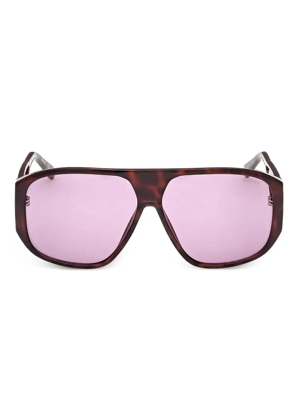 GUESS EYEWEAR pilot-frame sunglasses - Braun