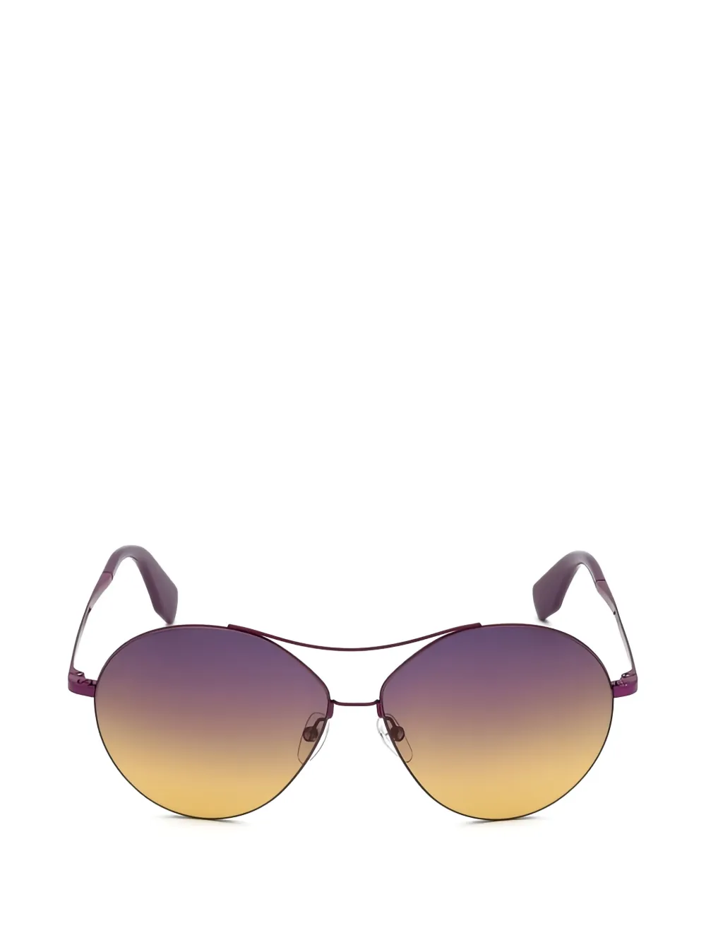 adidas round-frame sunglasses - Violett