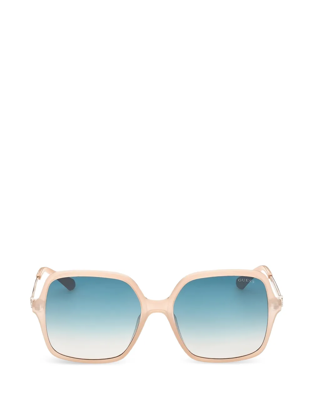 GUESS USA square-frame sunglasses - Nude