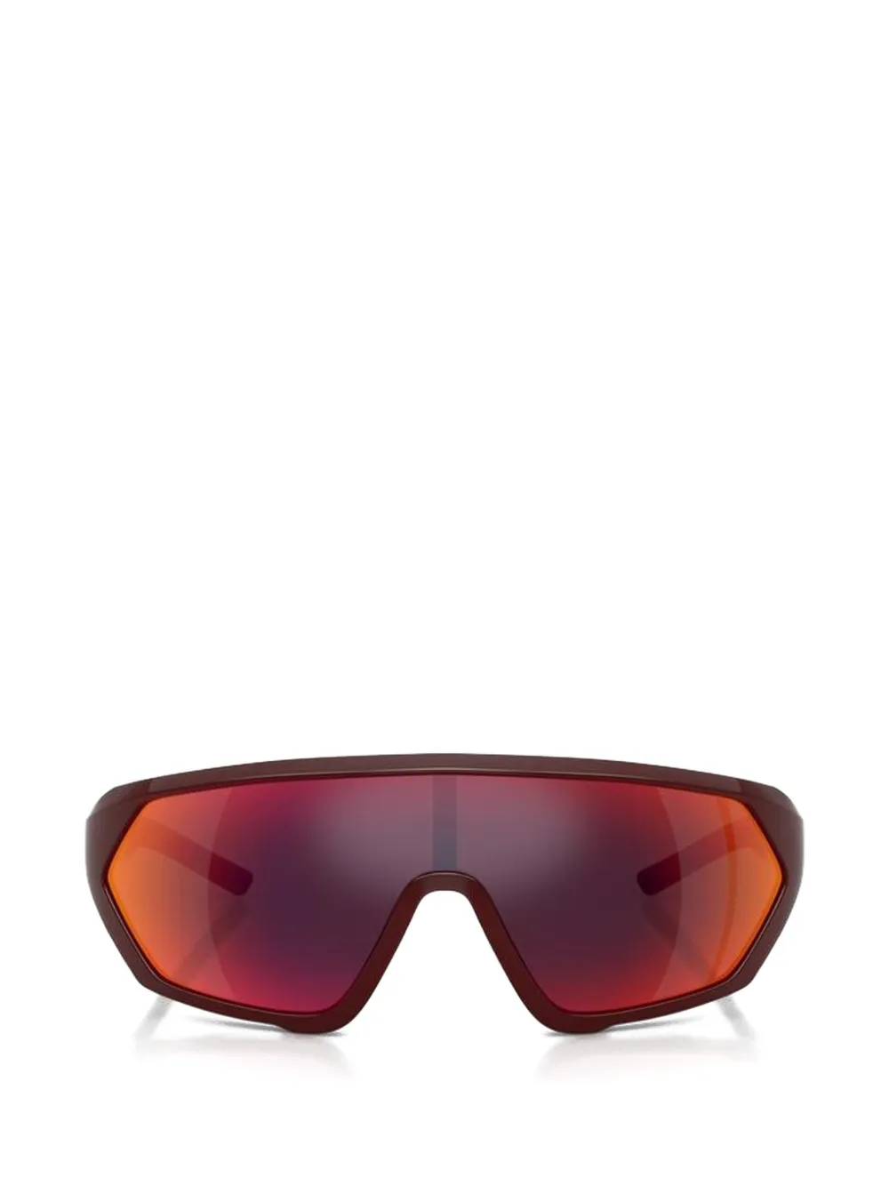 SCUDERIA FERRARI shield-frame sunglasses - Rot