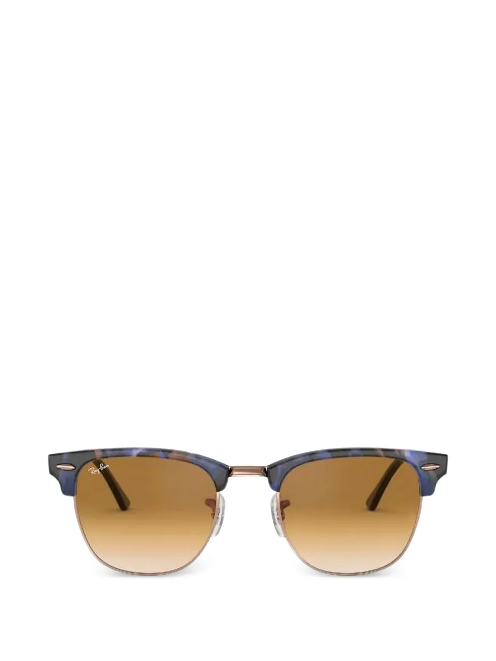 Ray-Ban Clubmaster browline-frame sunglasses - Toni neutri