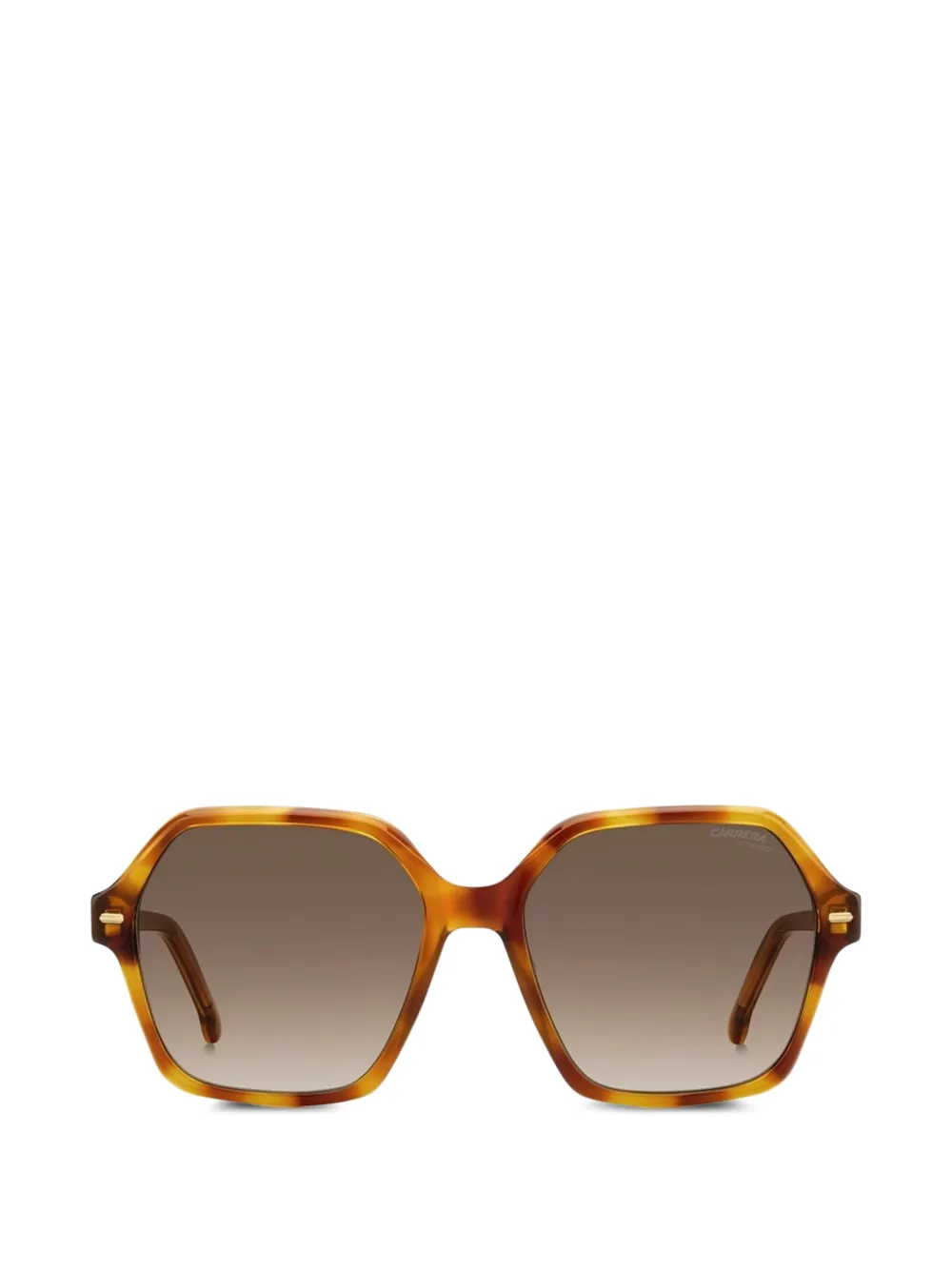 Carrera geometric-frame sunglasses - Marrone