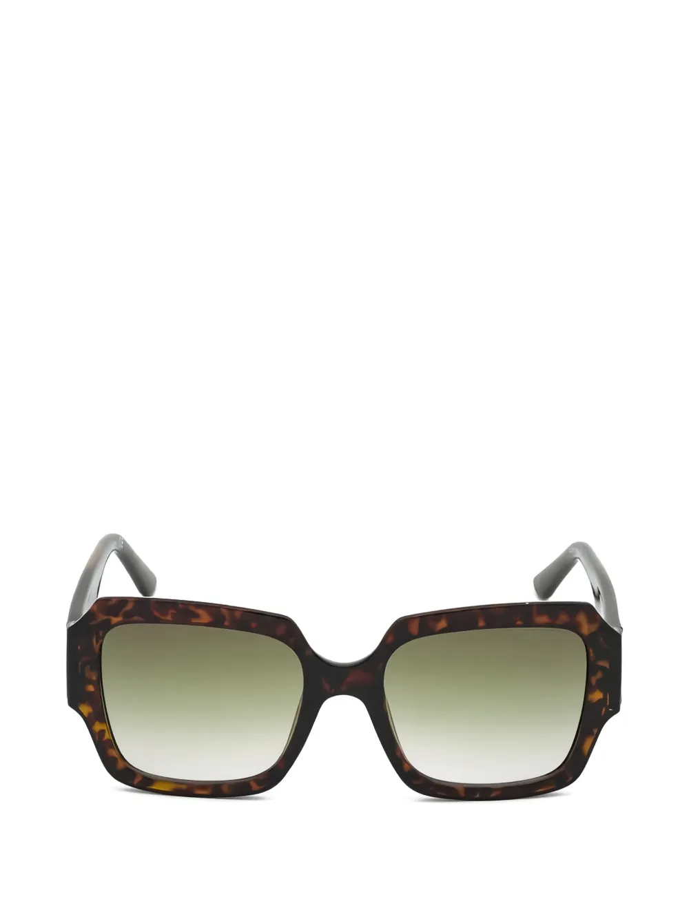 GUESS USA tortoiseshell square-frame sunglasses - Braun