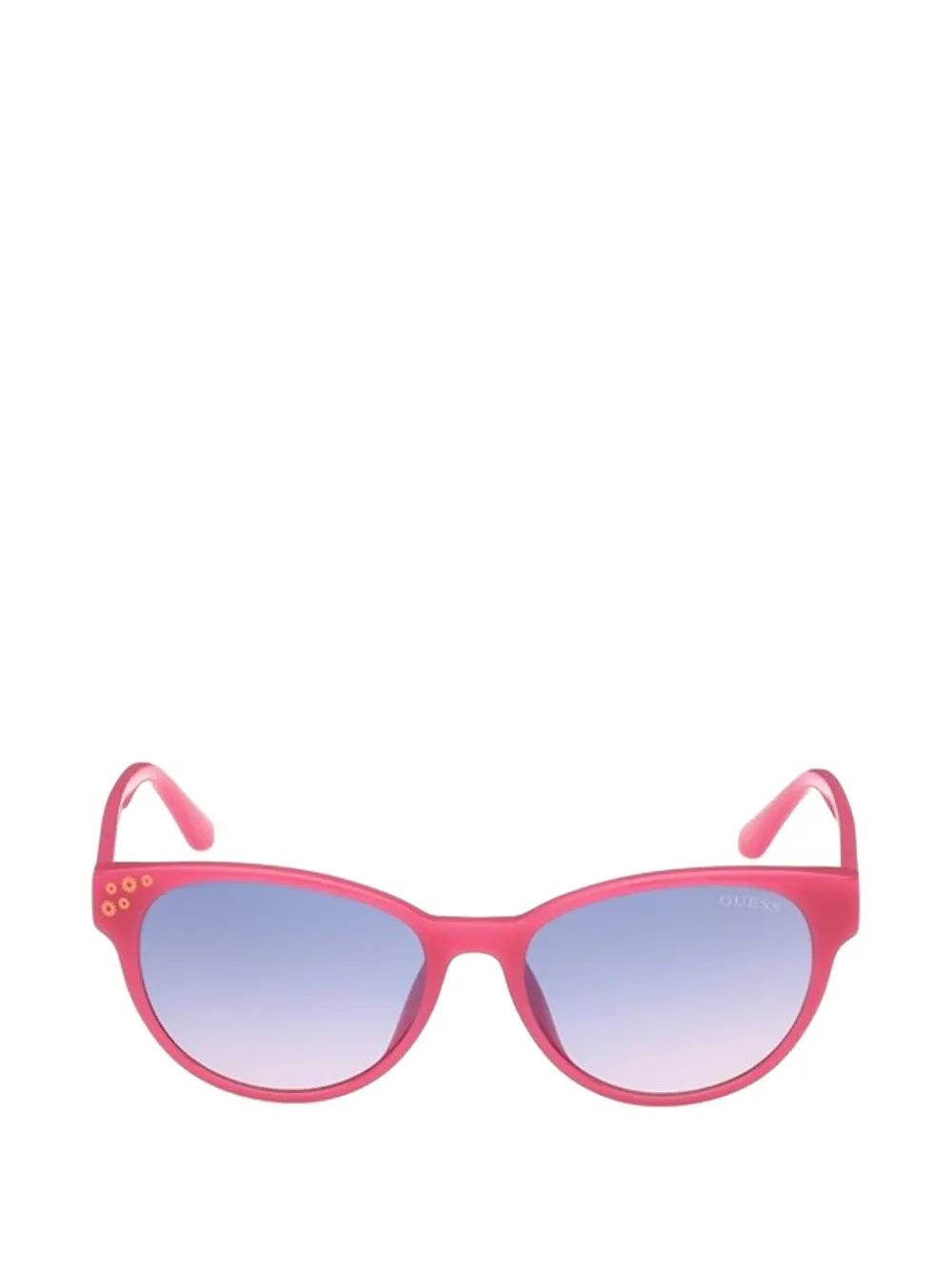 Guess Eyewear Round-frame Sunglasses In Pink