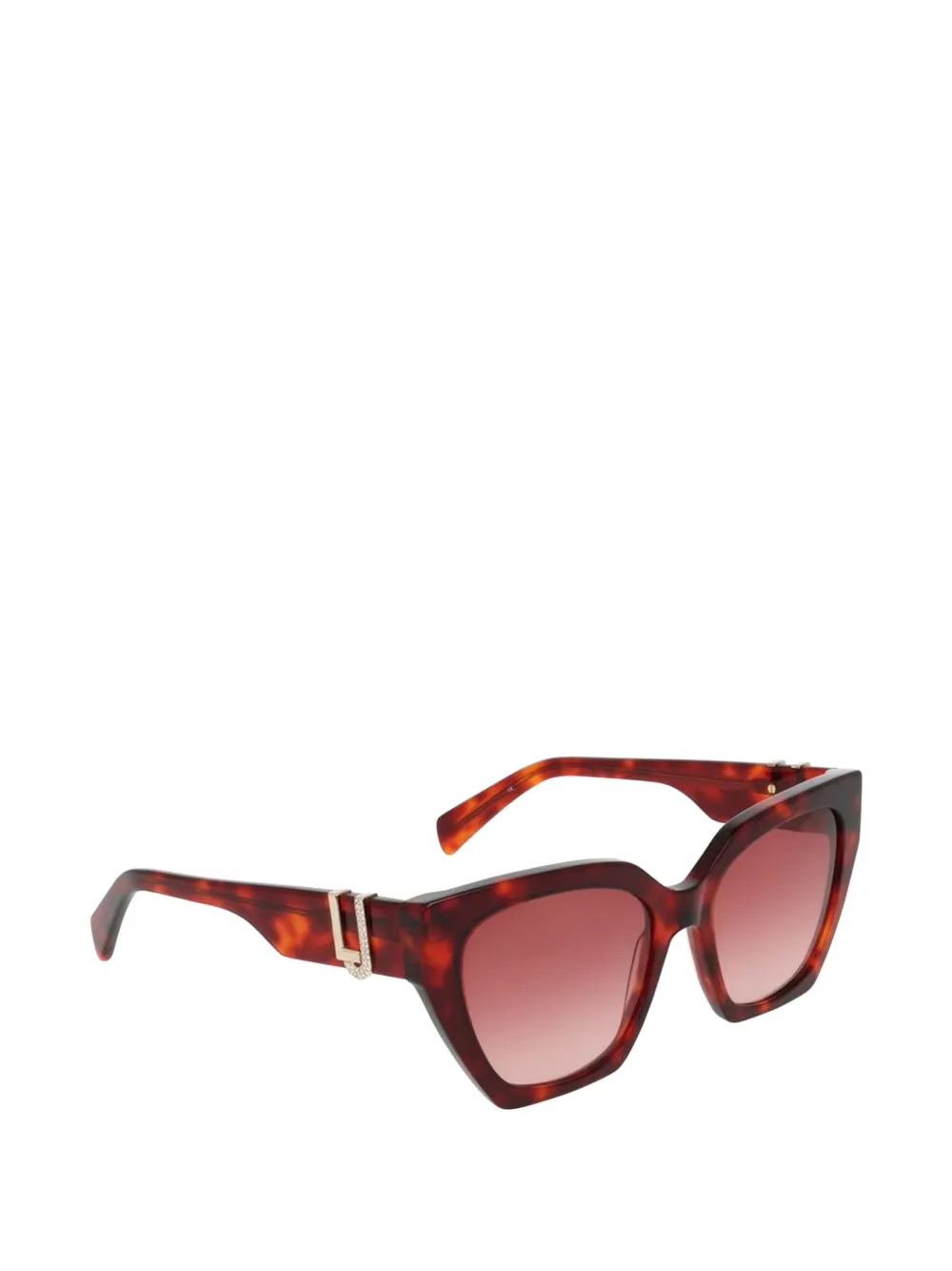LIU JO cat-eye frame sunglasses - Marrone