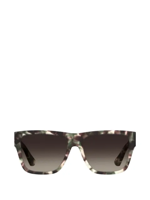 Moschino square-frame tortoiseshell-effect sunglasses