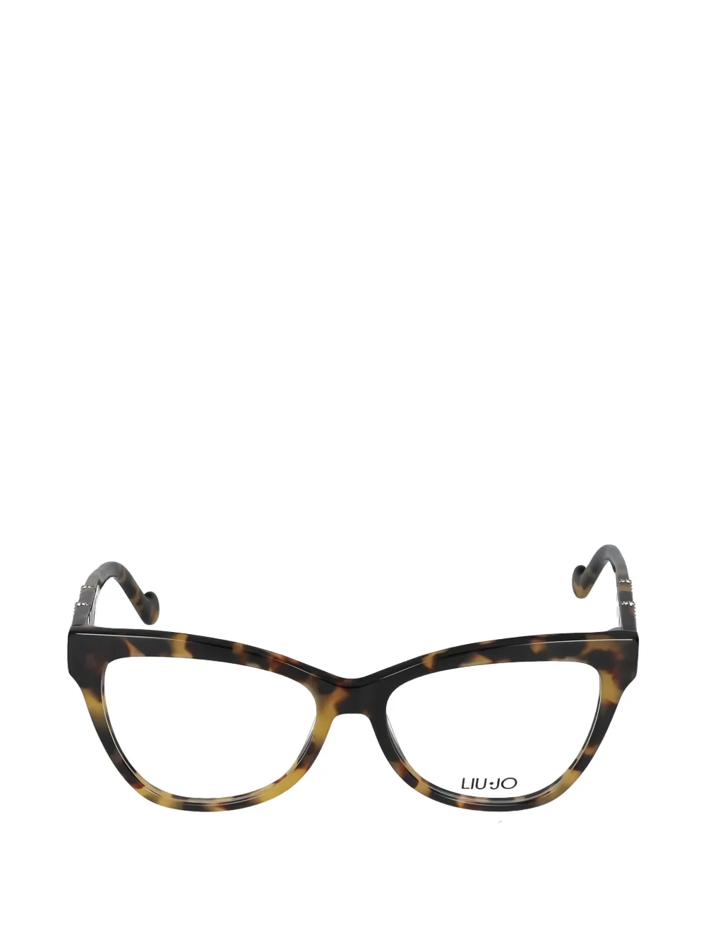 LIU JO tortoiseshell-effect cat-eye glasses - Braun