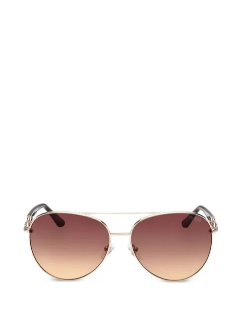GUESS USA chain-link pilot sunglasses
