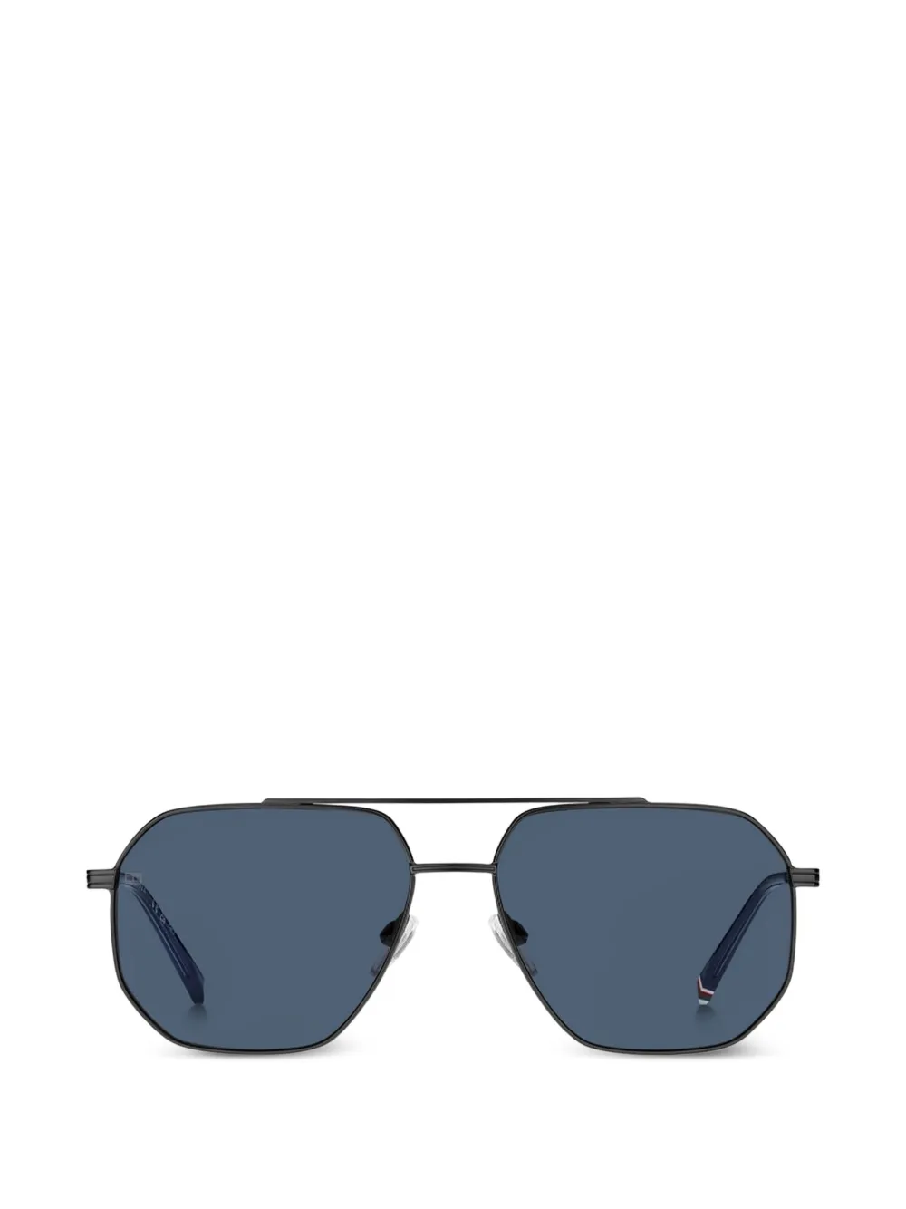 Tommy Hilfiger geometric-frame sunglasses - Grigio