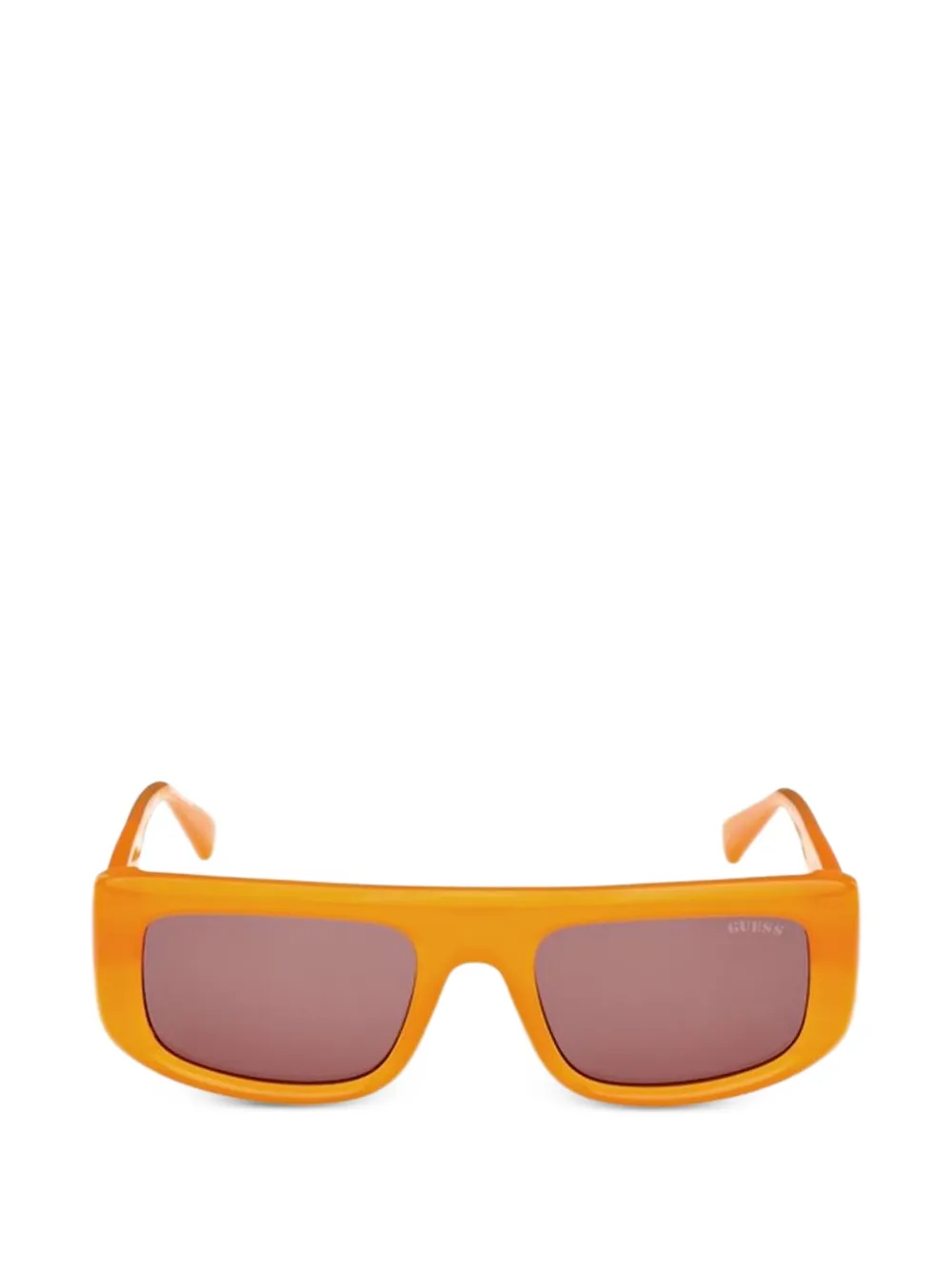 GUESS EYEWEAR rectangle-frame sunglasses - Arancione