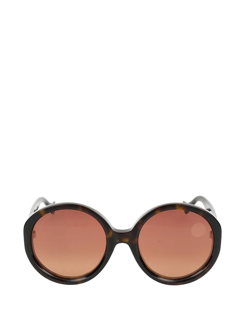 Gucci Interlocking G round-frame sunglasses - Braun