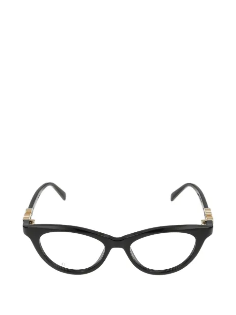 Gucci logo-plaque cat-eye glasses
