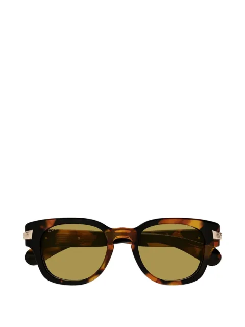 Gucci Eyewear tortoiseshell-effect square-frame sunglasses