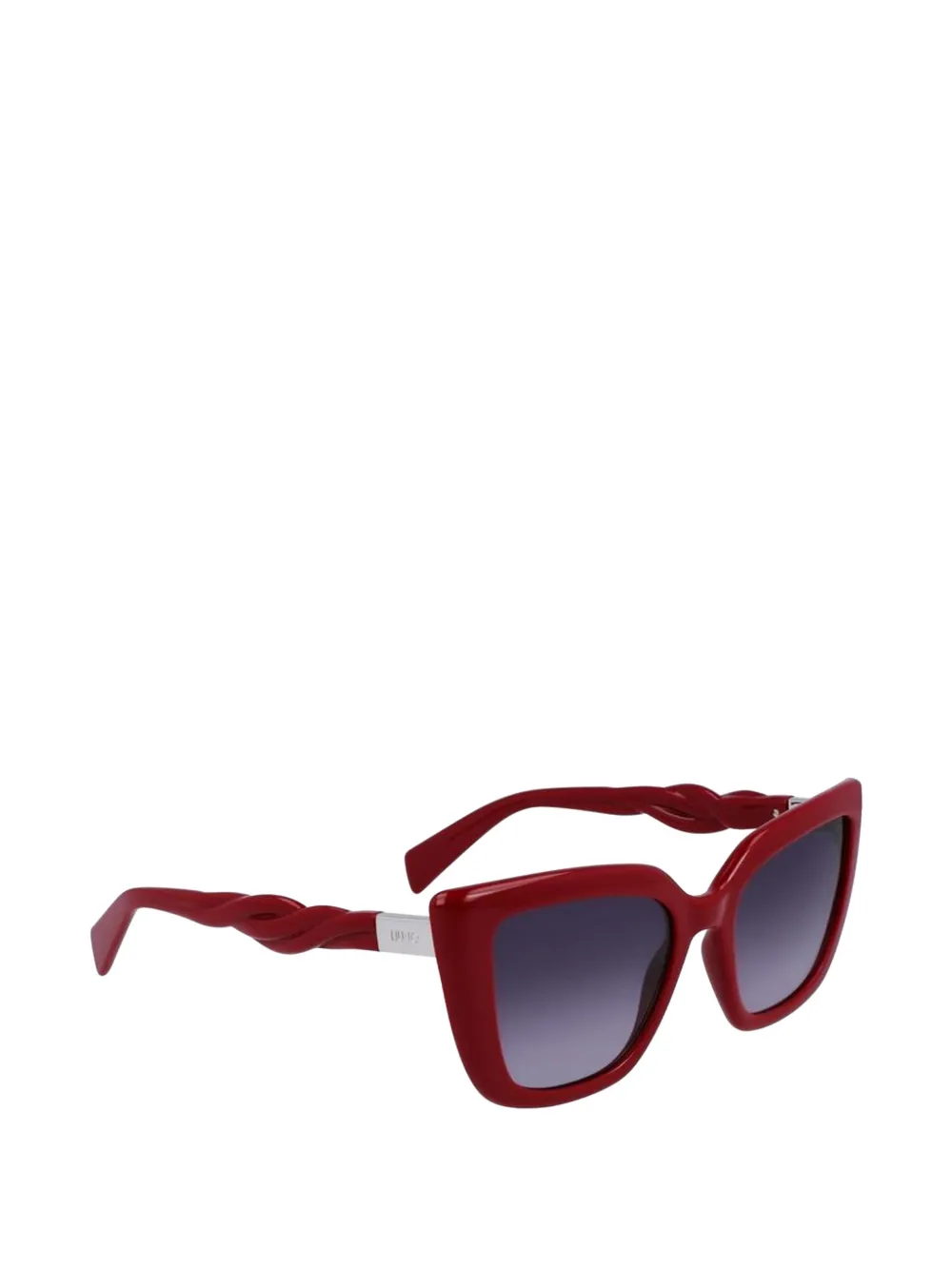 LIU JO twisted-arm sunglasses - Rosso