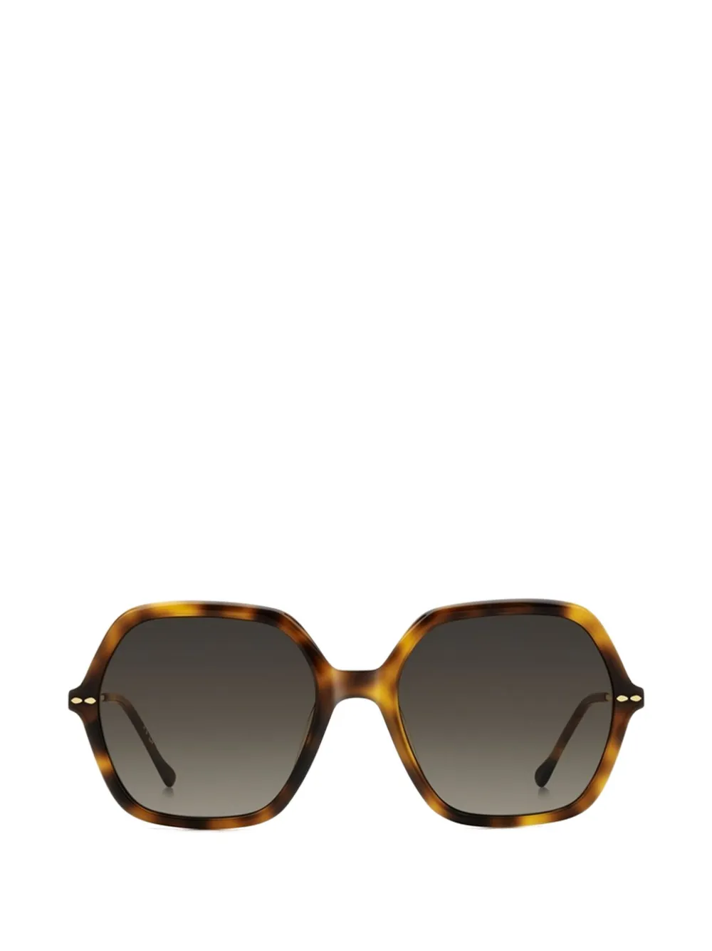 Isabel Marant Eyewear geometric-frame sunglasses - Marrone