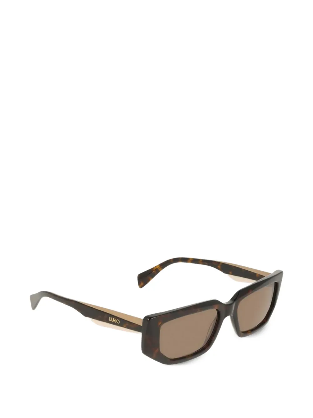 LIU JO rectangle-frame sunglasses - Braun
