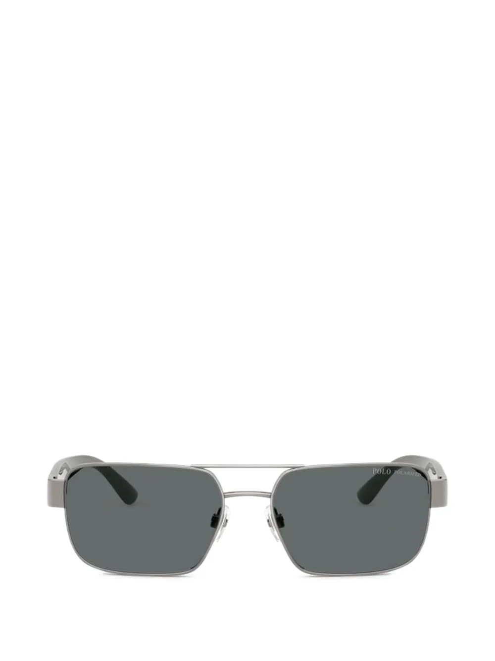 Polo Ralph Lauren rectangle-frame sunglasses - Argento