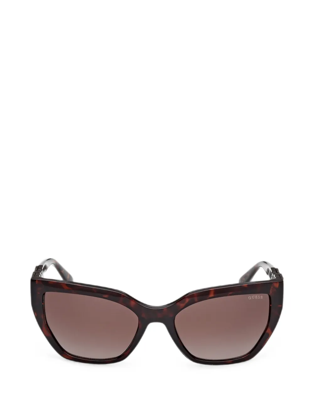 GUESS EYEWEAR cat-eye frame sunglasses - Marron