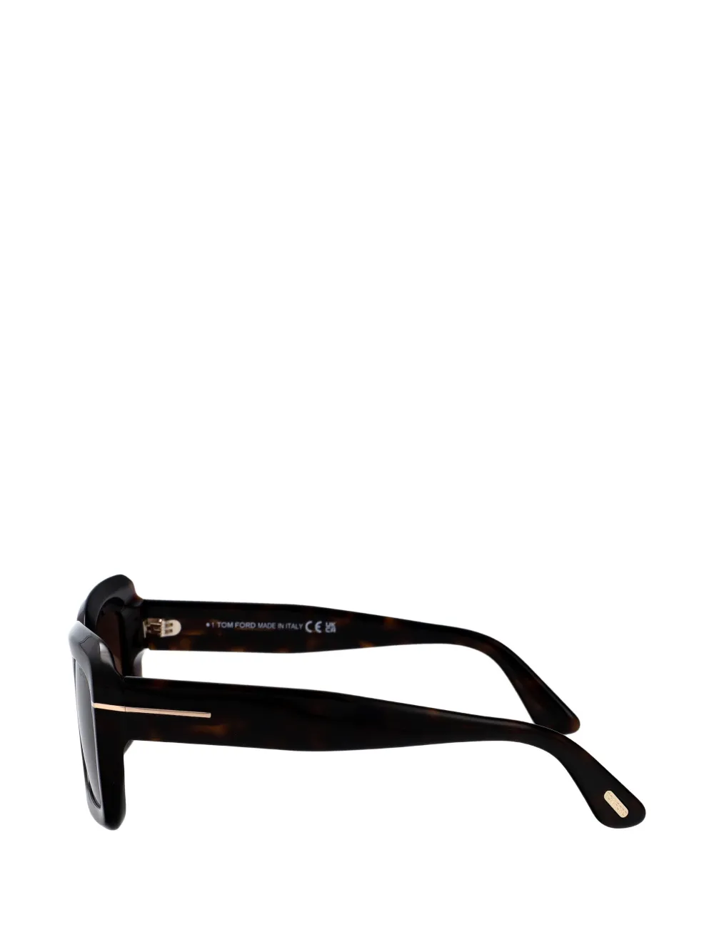 TOM FORD Eyewear Zonnebril met vierkant montuur Bruin