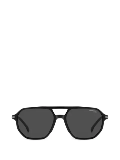 Carrera double-bridge pilot-frame sunglasses