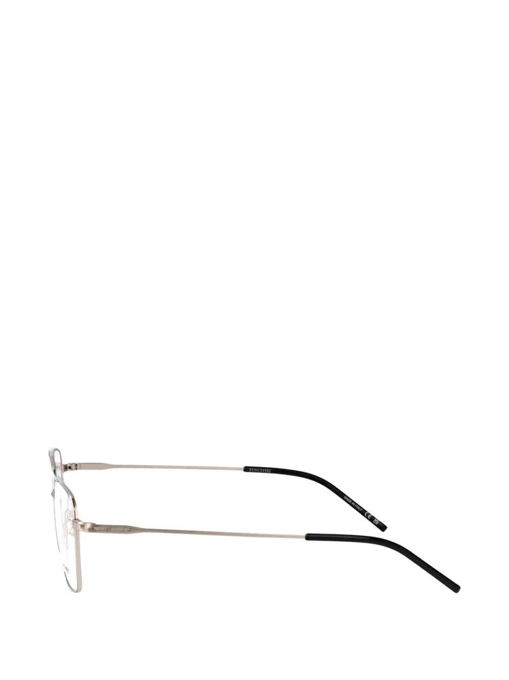 Saint Laurent Eyewear Bril met dubbele neusbrug Zilver
