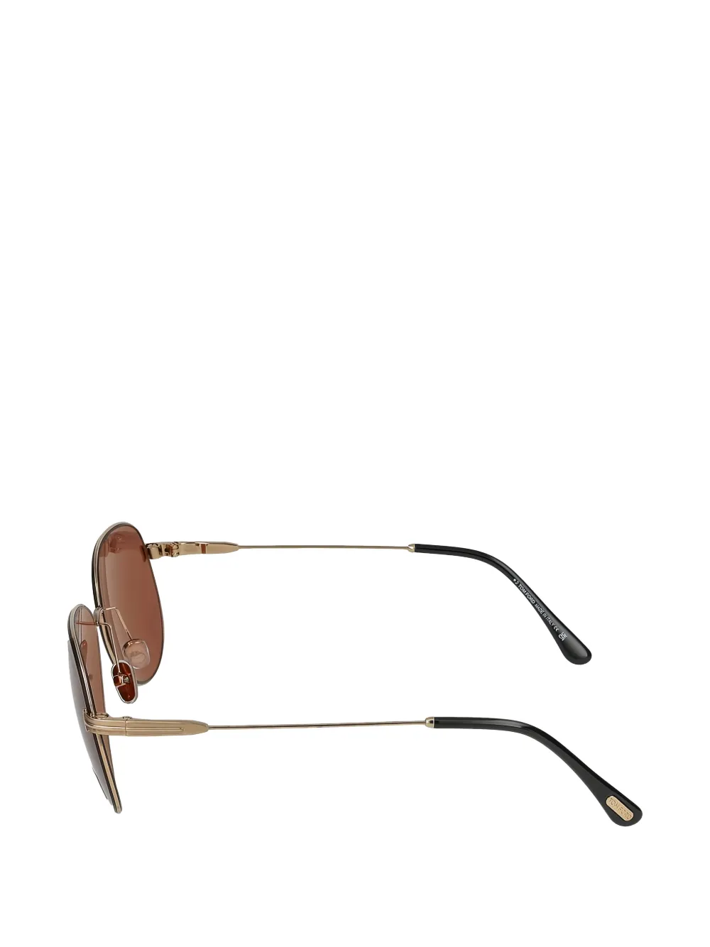 TOM FORD Eyewear Zonnebril met piloten montuur Goud
