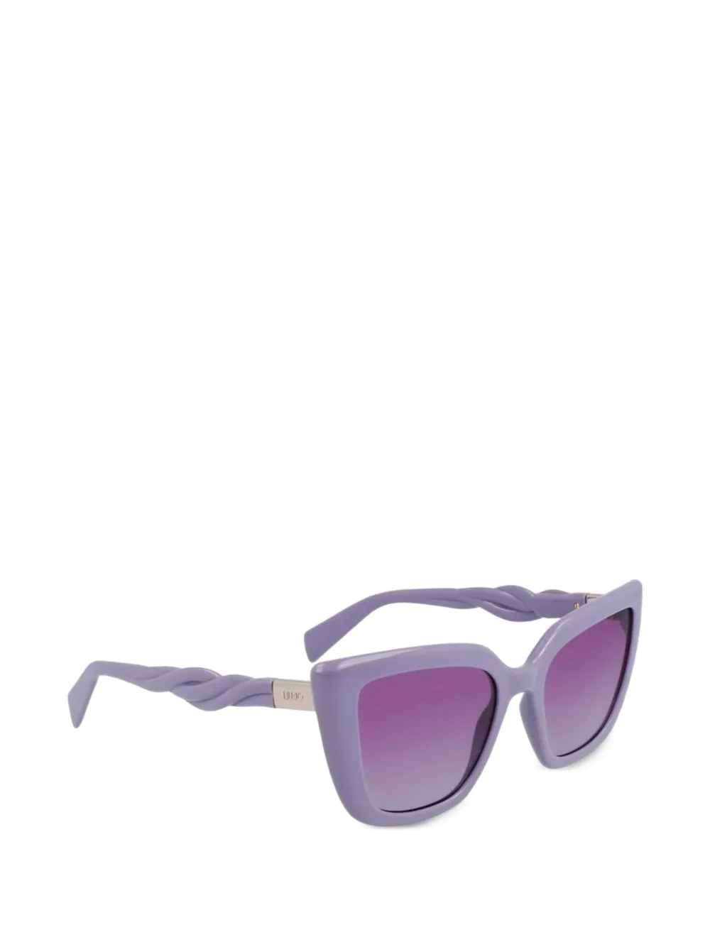 LIU JO twisted-arm cat-eye sunglasses - Viola
