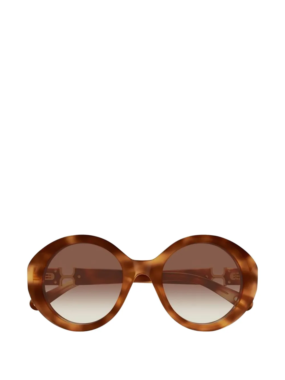 Chloé round-frame sunglasses - Marrone