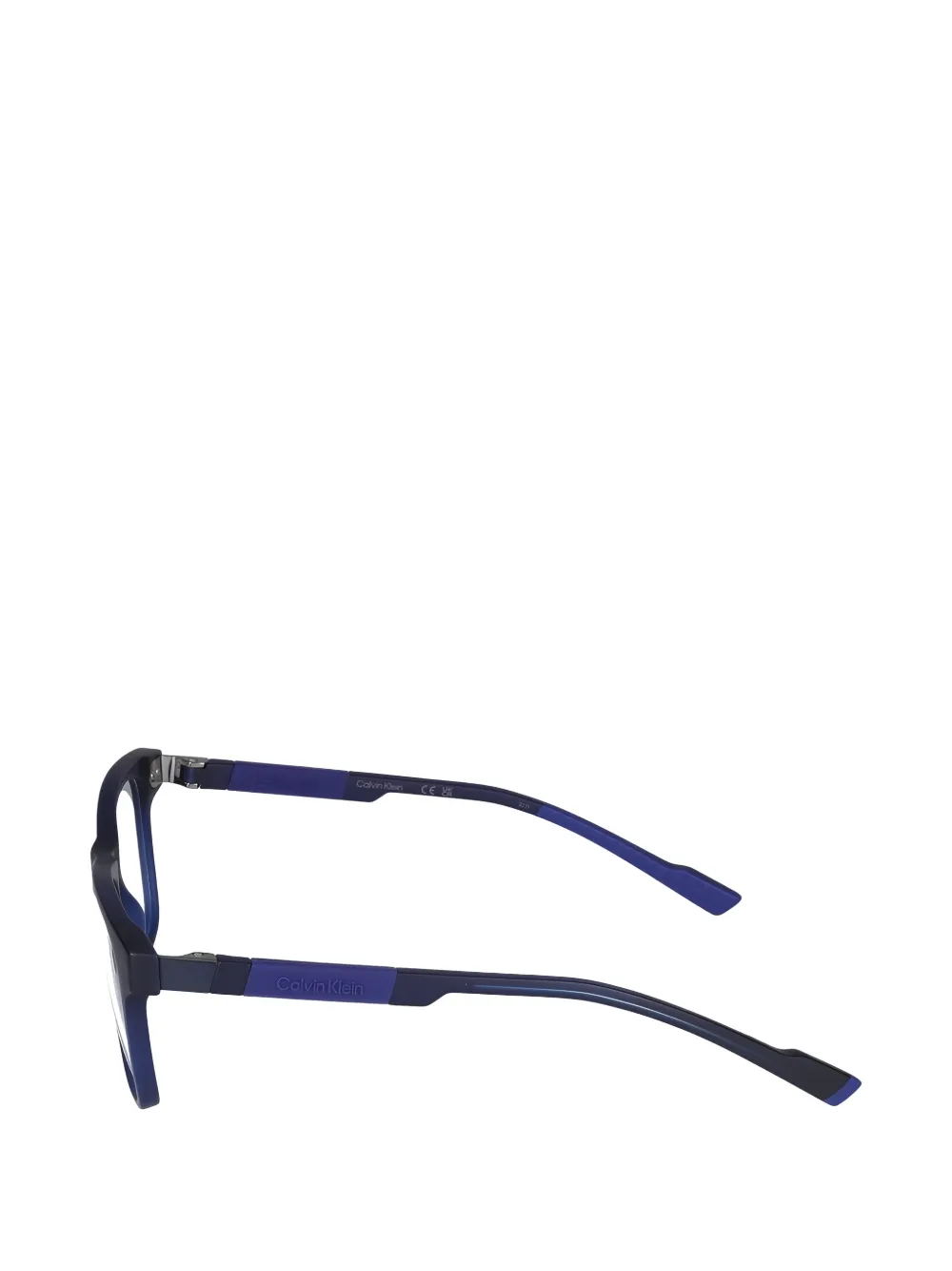 Calvin Klein Bril met vierkant montuur Blauw