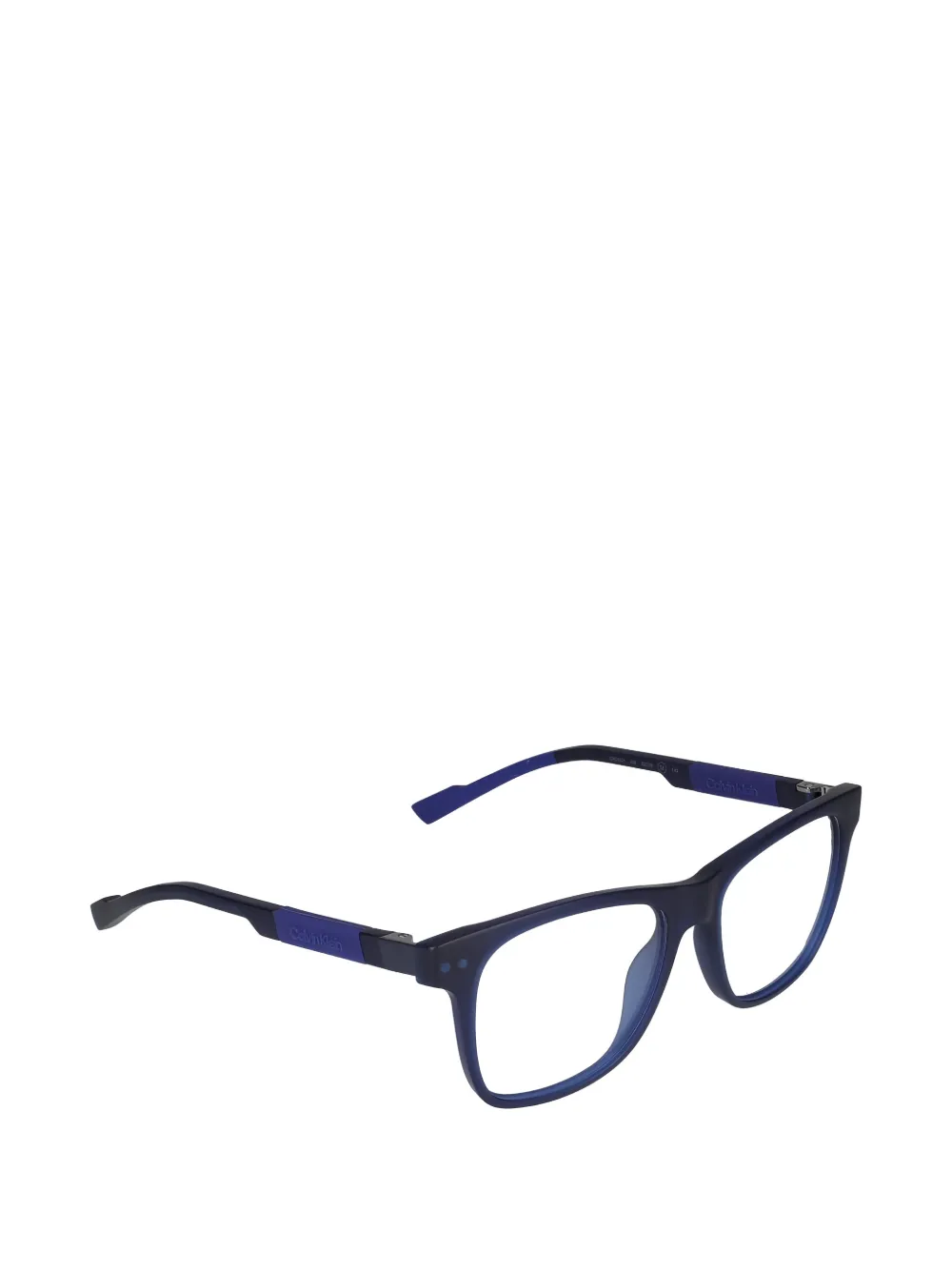Calvin Klein Bril met vierkant montuur Blauw
