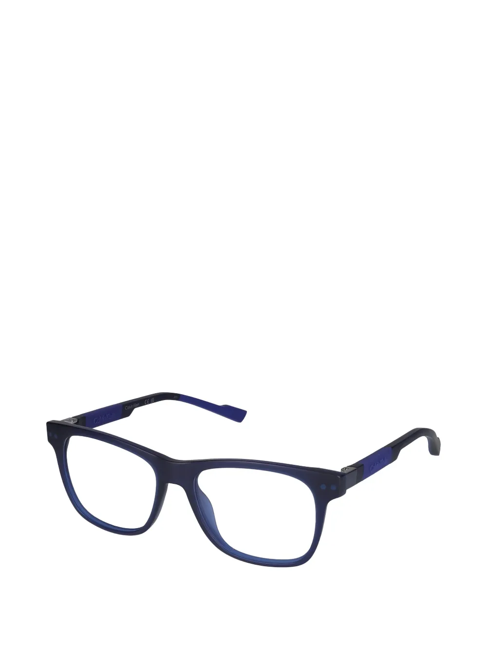 Calvin Klein Bril met vierkant montuur Blauw