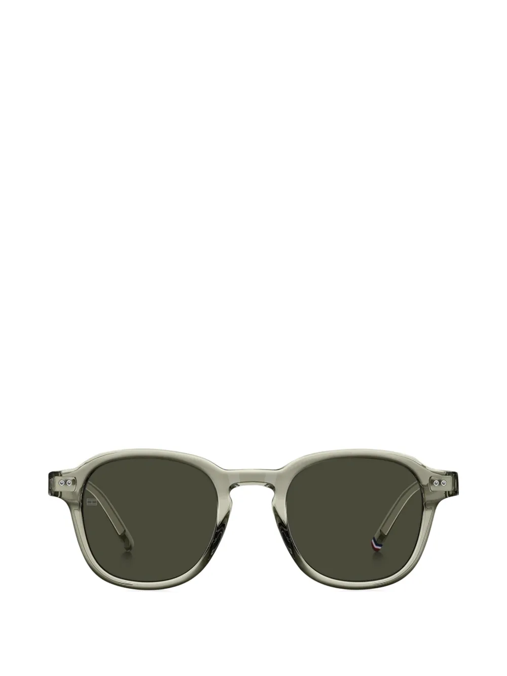 Tommy Hilfiger geometric-frame sunglasses - Grün