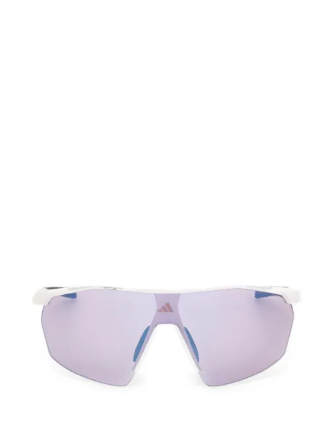 adidas geometric-frame sport sunglasses
