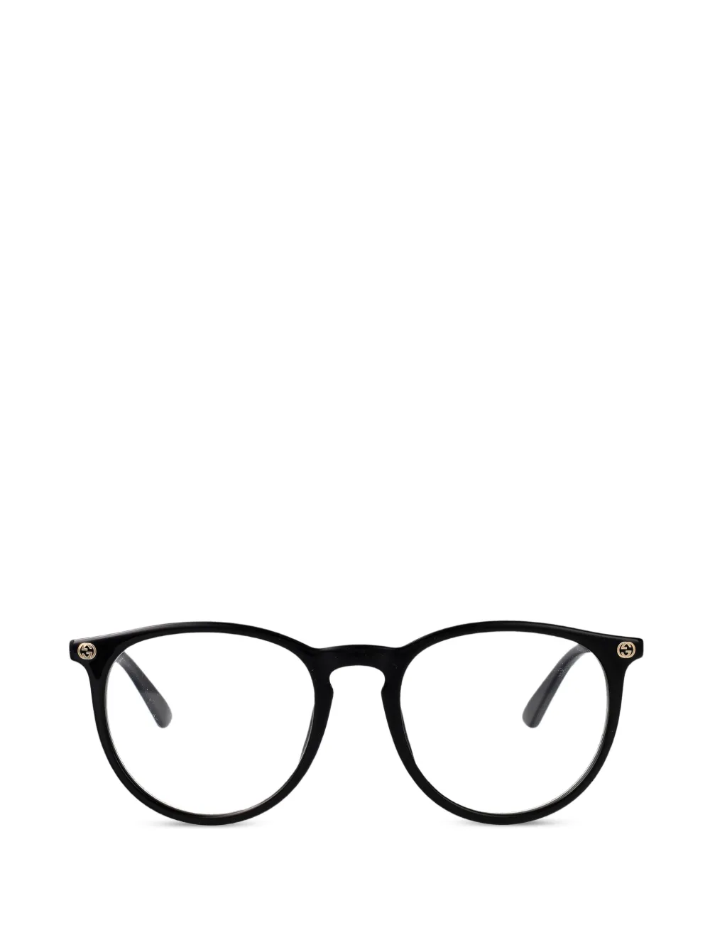 Gucci Interlocking G-appliqué glasses - Schwarz
