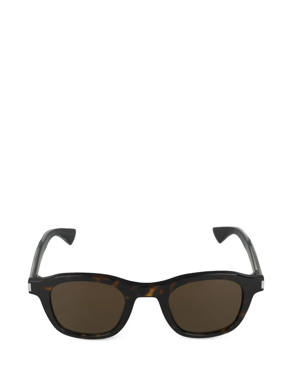 Saint Laurent tortoiseshell-effect sunglasses - Braun