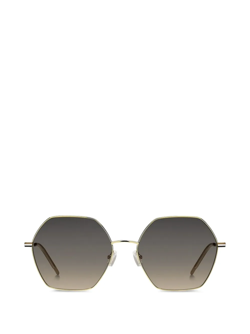 BOSS geometric-frame sunglasses - Gold