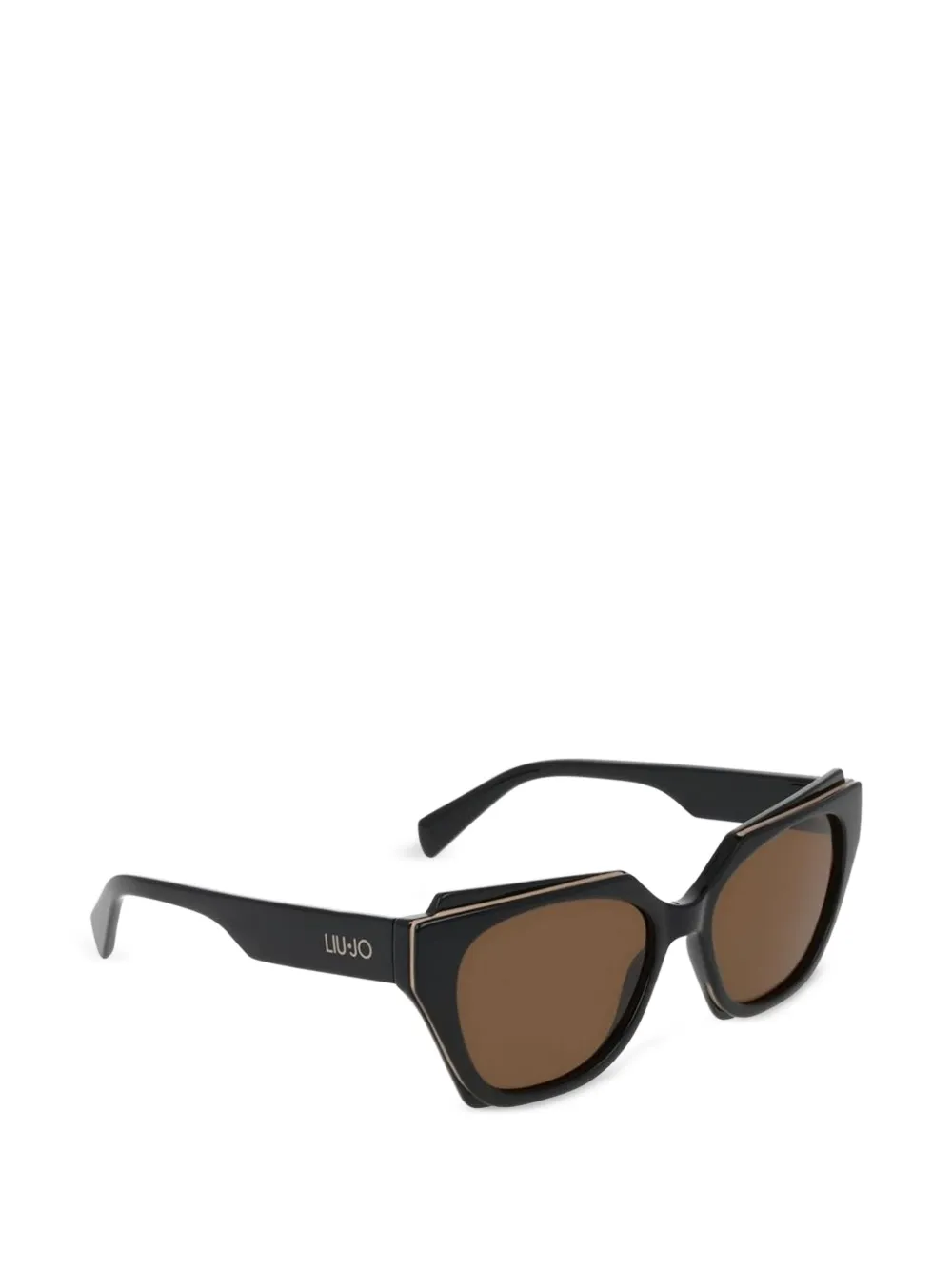 LIU JO geometric-frame sunglasses - Schwarz