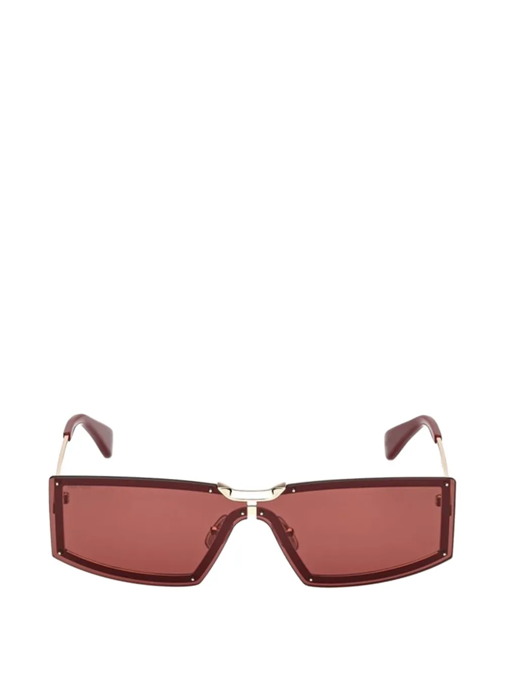 Max Mara geometric-frame sunglasses - Rosso