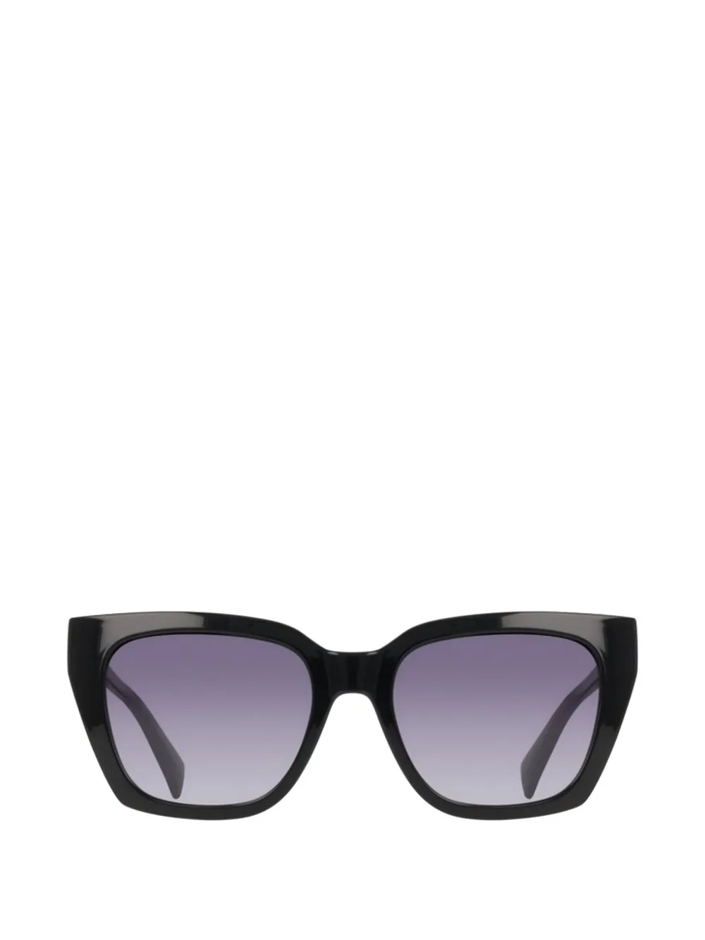 LIU JO logo-plaque square-frame sunglasses - Nero