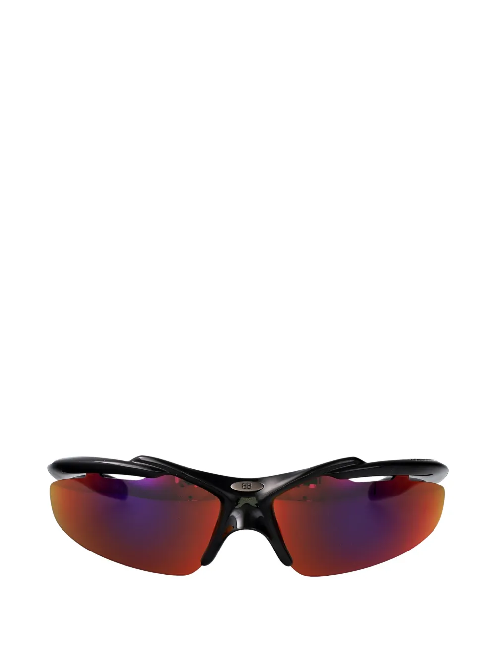 Balenciaga geometric-frame sunglasses - Nero