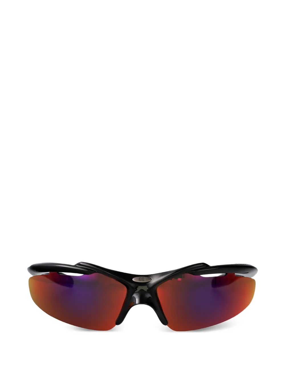 Balenciaga geometric-frame sunglasses - Schwarz