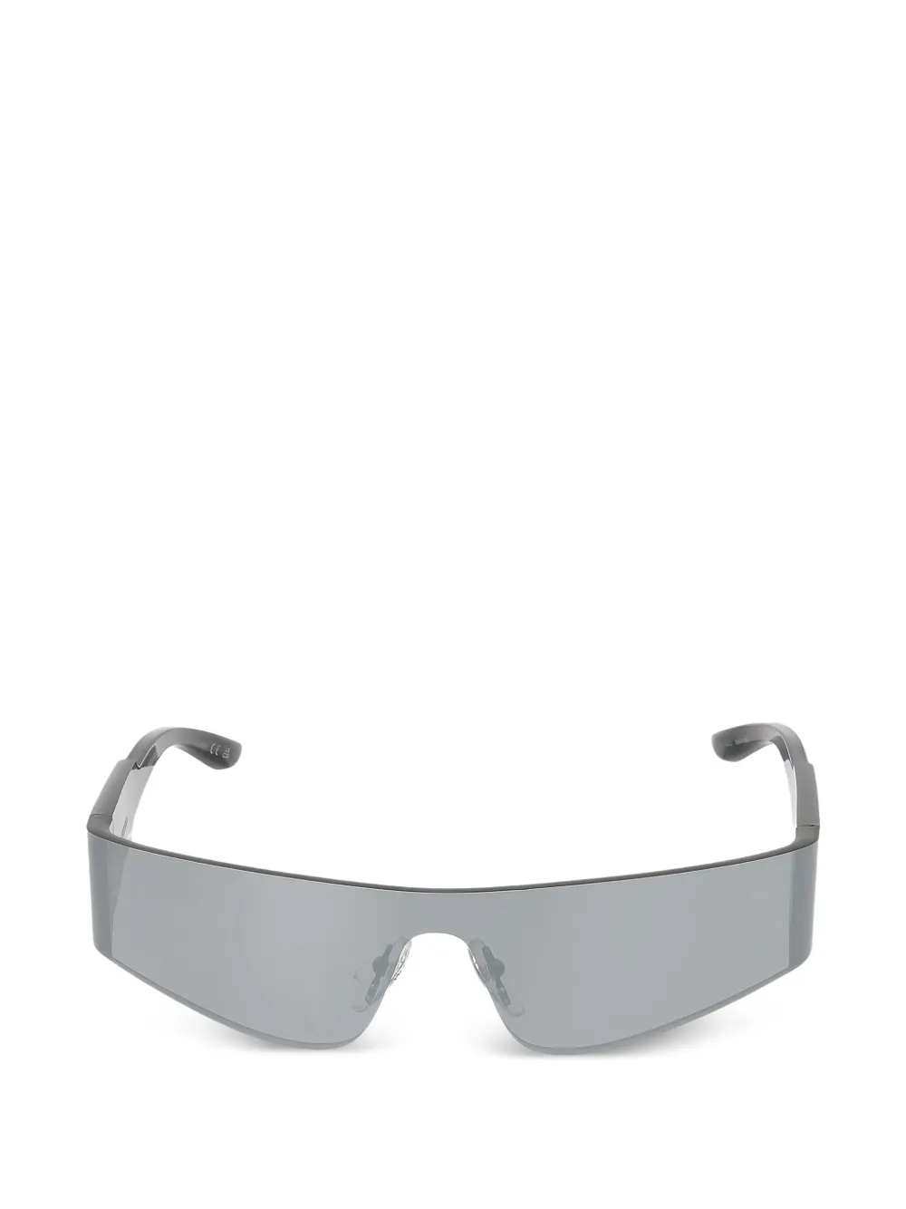 Balenciaga logo-print sunglasses - Argento