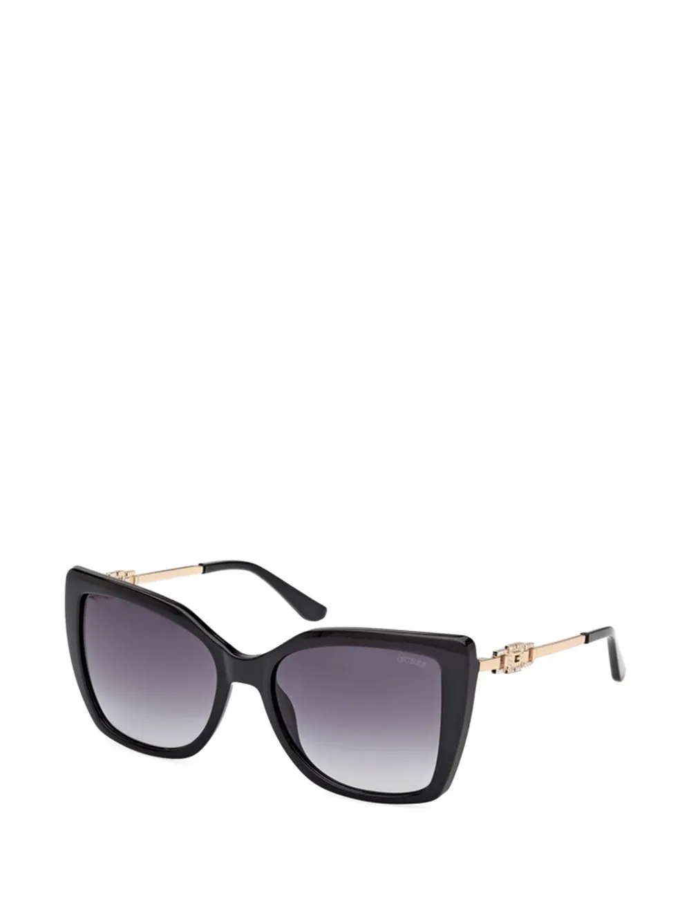 GUESS EYEWEAR Zonnebril met cat-eye montuur Zwart