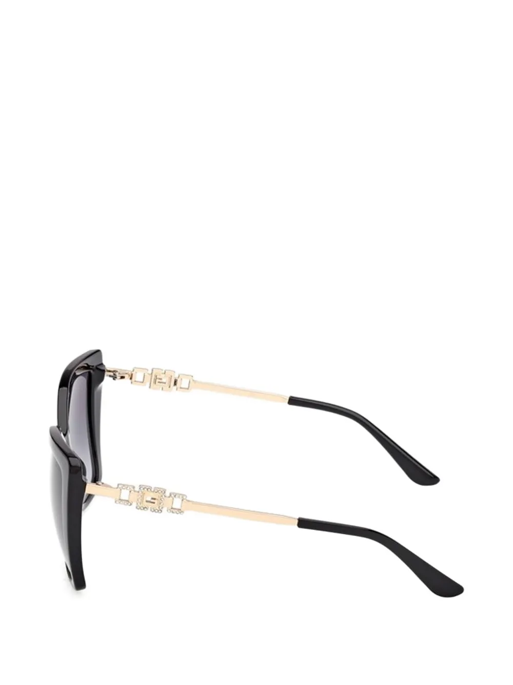 GUESS EYEWEAR Zonnebril met cat-eye montuur Zwart