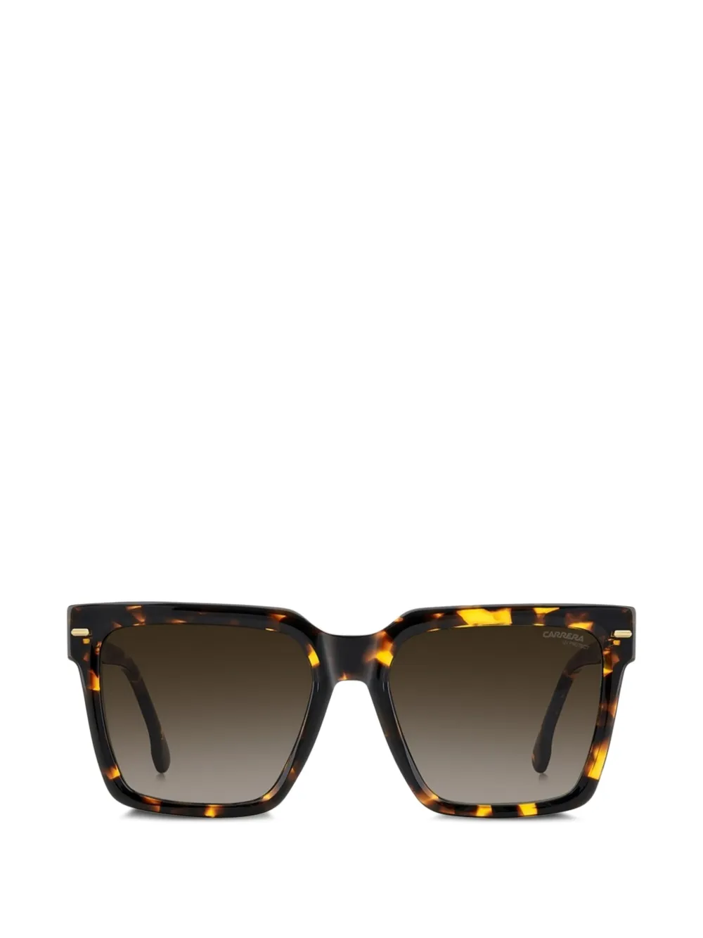 Carrera tortoiseshell-effect square-frame sunglasses - Marrone