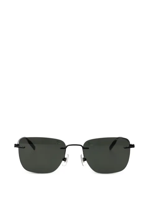 Montblanc rimless rectangle-frame sunglasses