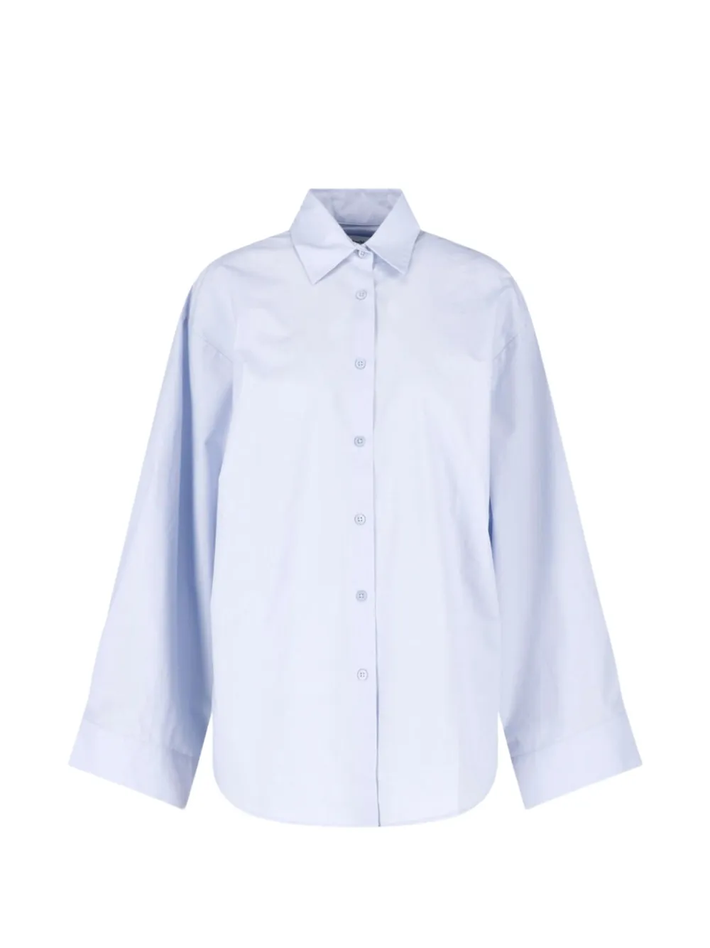 The Frankie Shop Tila wide-sleeve shirt - Blu