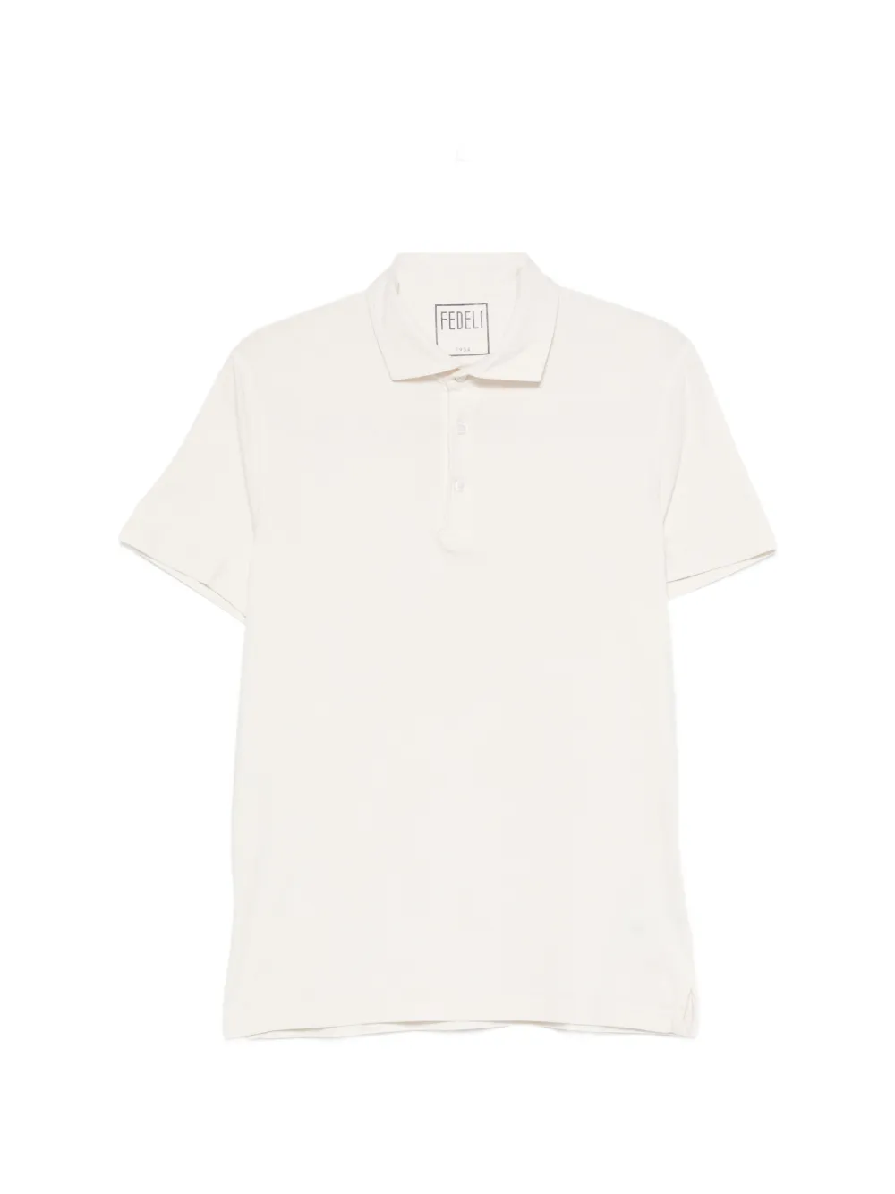 Fedeli short-sleeve polo shirt - Toni neutri