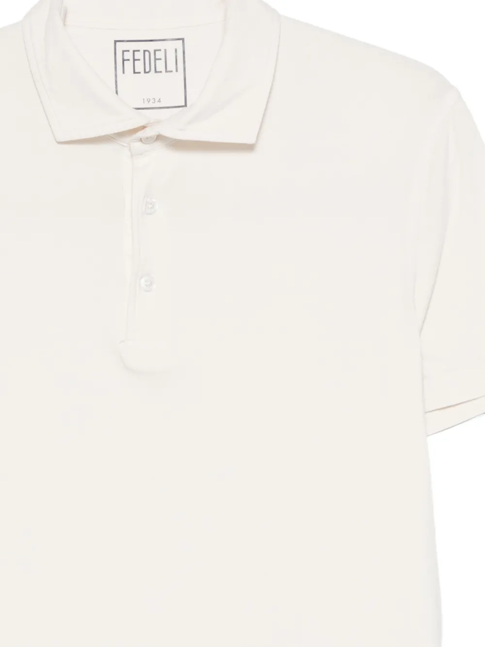 Fedeli Poloshirt met korte mouwen Beige