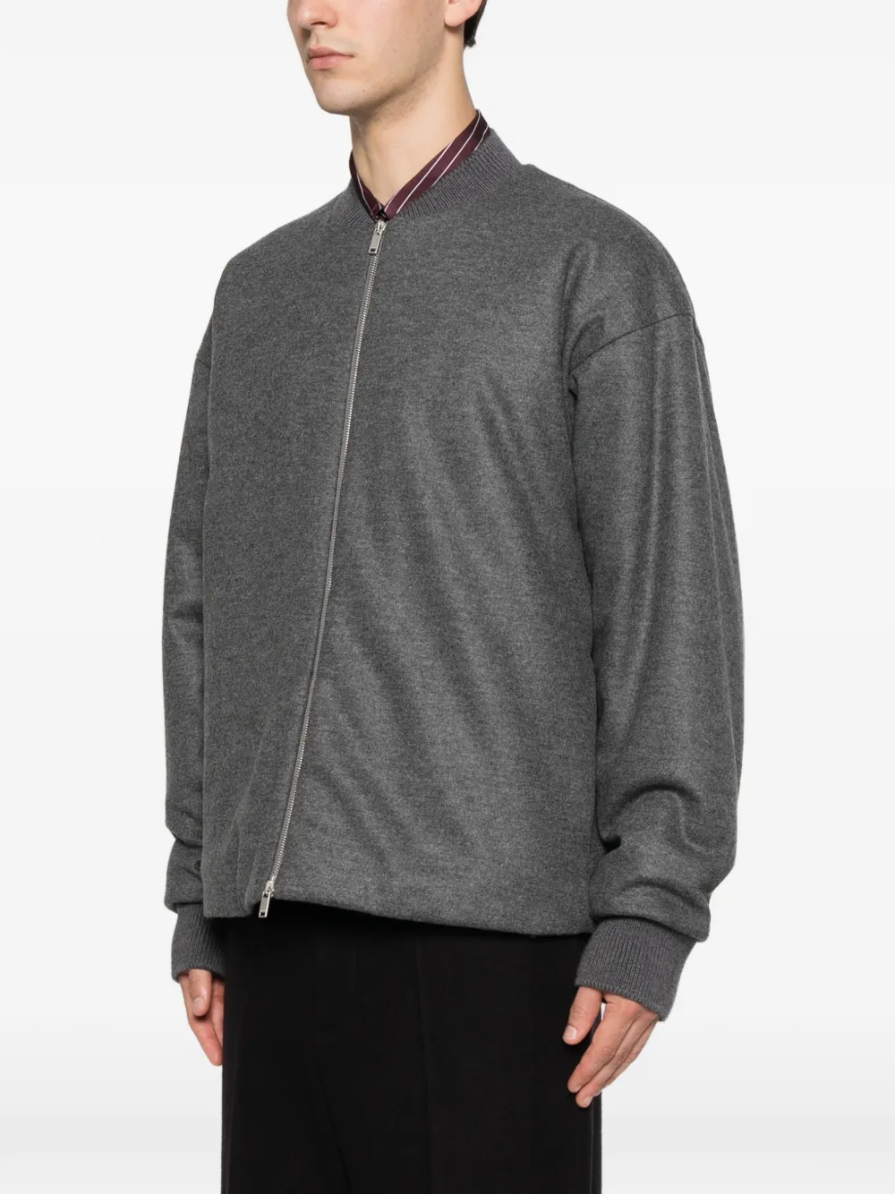 Jil Sander Jack met ritssluiting Grijs